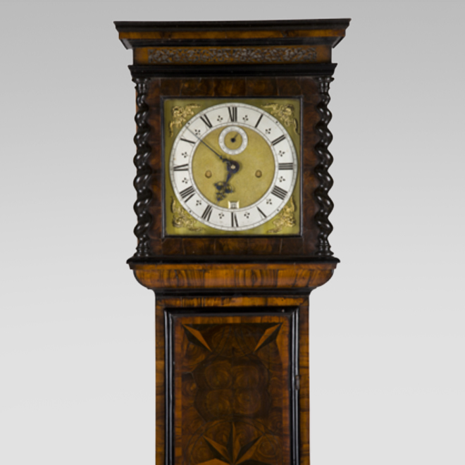 Refurbished grandfather clock