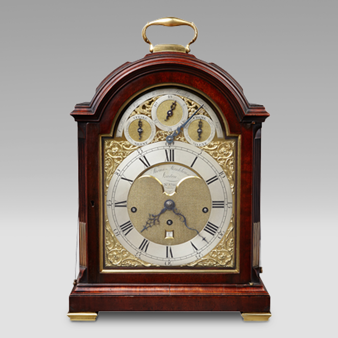Restored bracket clock